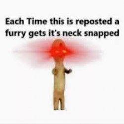 Anti-furry Meme Template