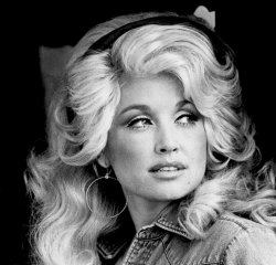 Dolly Parton B&W Meme Template