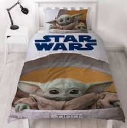 Baby Yoda themed hotel room Meme Template