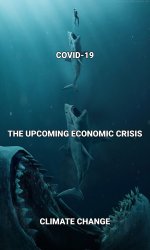 Climate change shark Meme Template
