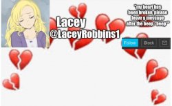 Lacey announcement template Meme Template