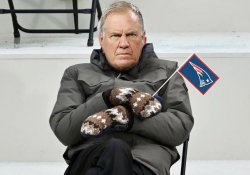 Bill Belichick's Mittens Meme Template