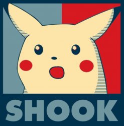 Pikachu shook Meme Template