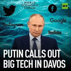 Putin calls out big tech Meme Template