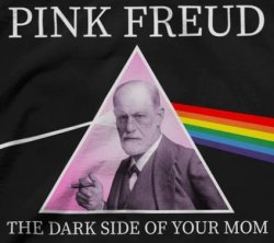 Pink Freud the dark side of your mom Meme Template