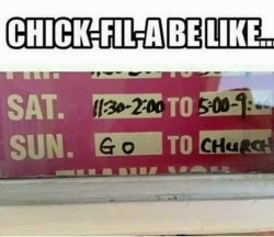 Chick-fil-A Meme Template