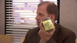 Toby Flenderson Suck on this! Meme Template