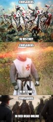 crusaders Meme Template