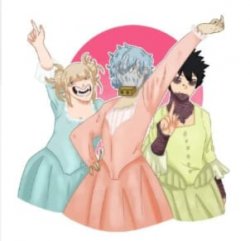 shigaraki, toga, and dabi  the villian sisters Meme Template