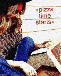 Kylie pizza time starts deep-fried 2 Meme Template