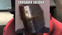 Crusader Soldier Meme Template