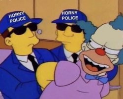 Horny Police Meme Template