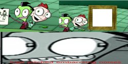 Zim looks at picture Meme Template