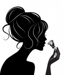 female silhouette Meme Template