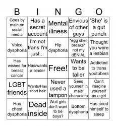 transgender bingo Meme Template