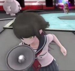 Komaru Run Meme Template