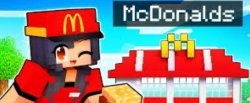Aphmau working at McDonald’s (Mcdoodle’s) Meme Template