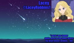 Lacey announcement template Meme Template