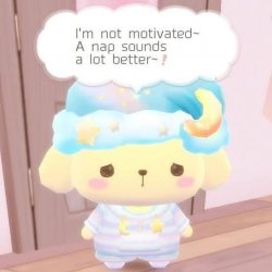I’m not motivated, a nap sounds a lot better Meme Template