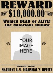 Wanted Poster Meme Template
