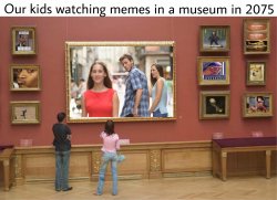 Art gallery Meme Template