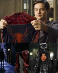 Spiderman venom suit Meme Template