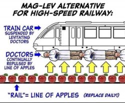 Mag-Lev alternative high-speed railway Meme Template