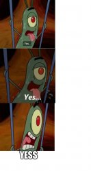Plankton YES Meme Template