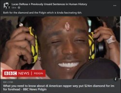 Lil Uzi Vert diamond Meme Template