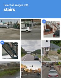 Stairs reCAPTCHA Meme Template