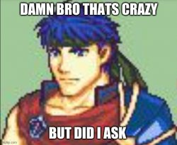 Did Ike Ask Meme Template