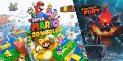 Super Mario 3D World + Bowser's Fury Meme Template