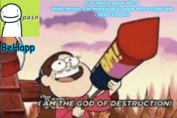 BeHapp's Announcement Template #2 Meme Template