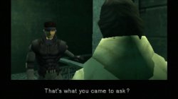 Metal Gear Solid That's what you came to ask? Meme Template