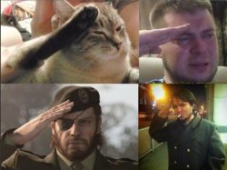 Soldier Salute Meme Template