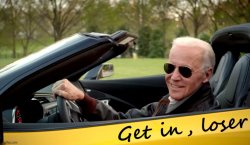 Joe Biden Get in loser Meme Template