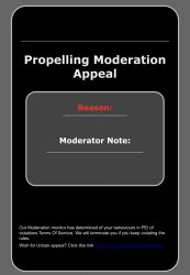 Propelling moderation ban Meme Template