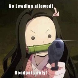 nezuko with a gun Meme Template