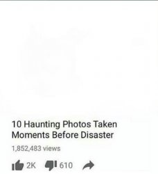 10 haunting photos taken moments before disaster Meme Template