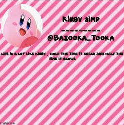 Bazooka's kirby template Meme Template