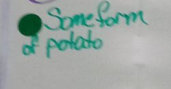Some form of potato Meme Template
