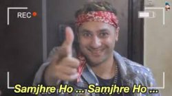Samjhre ho Meme Template
