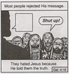 People hated Jesus as he spoke the truth Meme Template