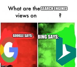 search engines Meme Template