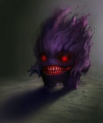 Realistic Gengar Meme Template