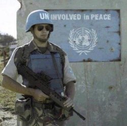 UNInvolved in peace Meme Template