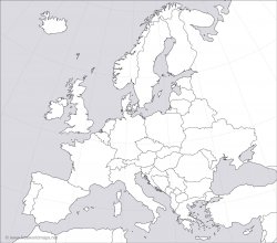 Blank Europe Map Meme Template