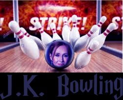 J.K Bowling Meme Template