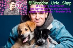 Brendon Urie announcement temp Meme Template