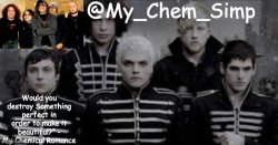 mcr announcement temp Meme Template